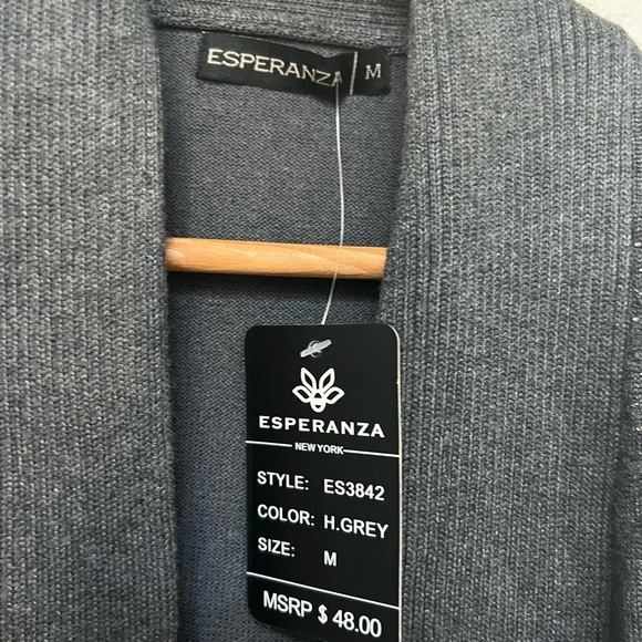 Esperanza New York Sweaters Esperanza New York Grey Sparkle